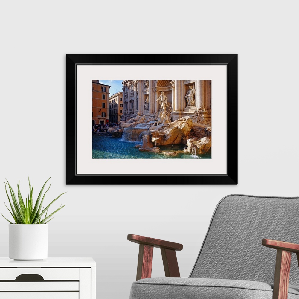 A modern room featuring Italy, Italia, Latium, Lazio, Rome, Roma, Trevi fountain