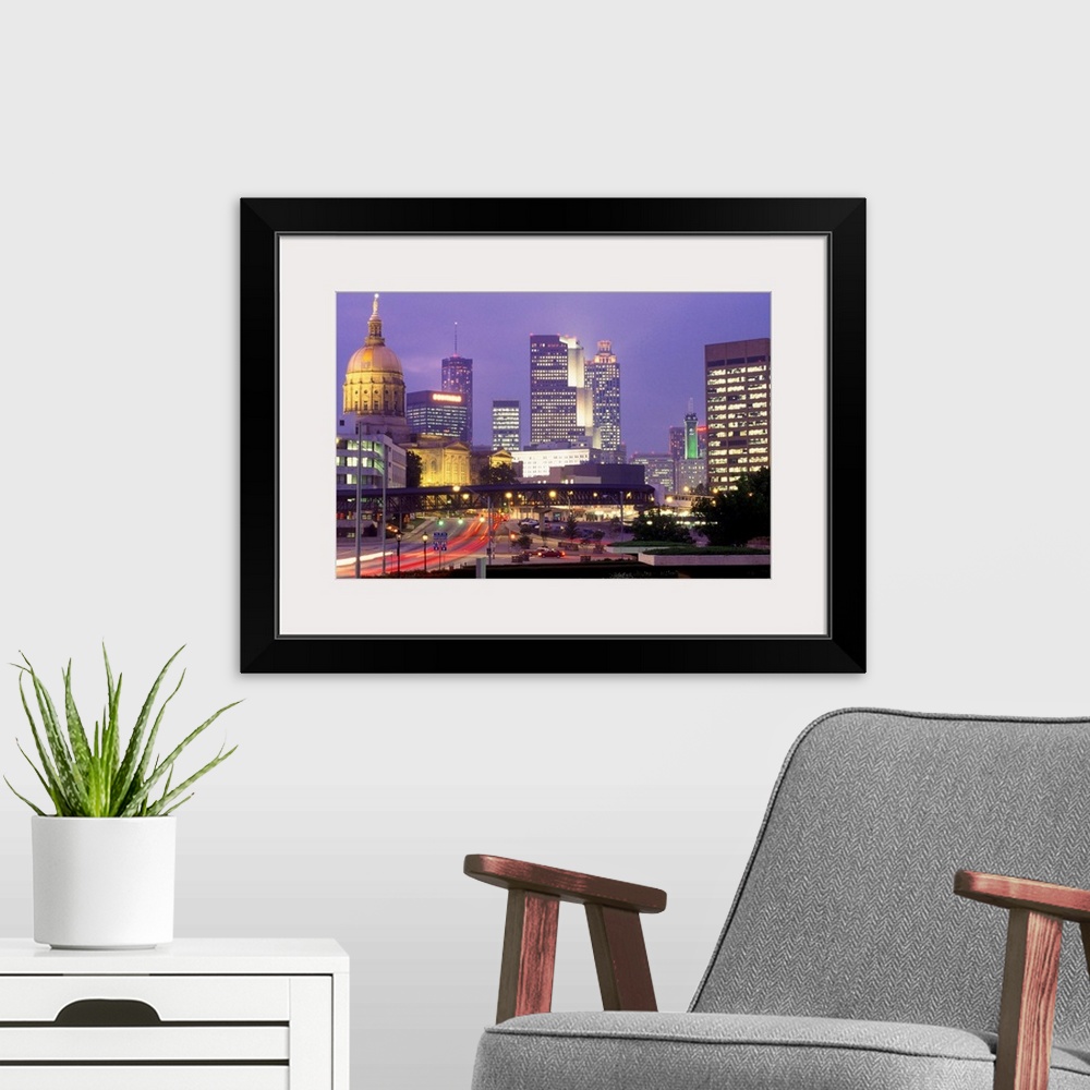 A modern room featuring United States, USA, Georgia, Atlanta, View of the city