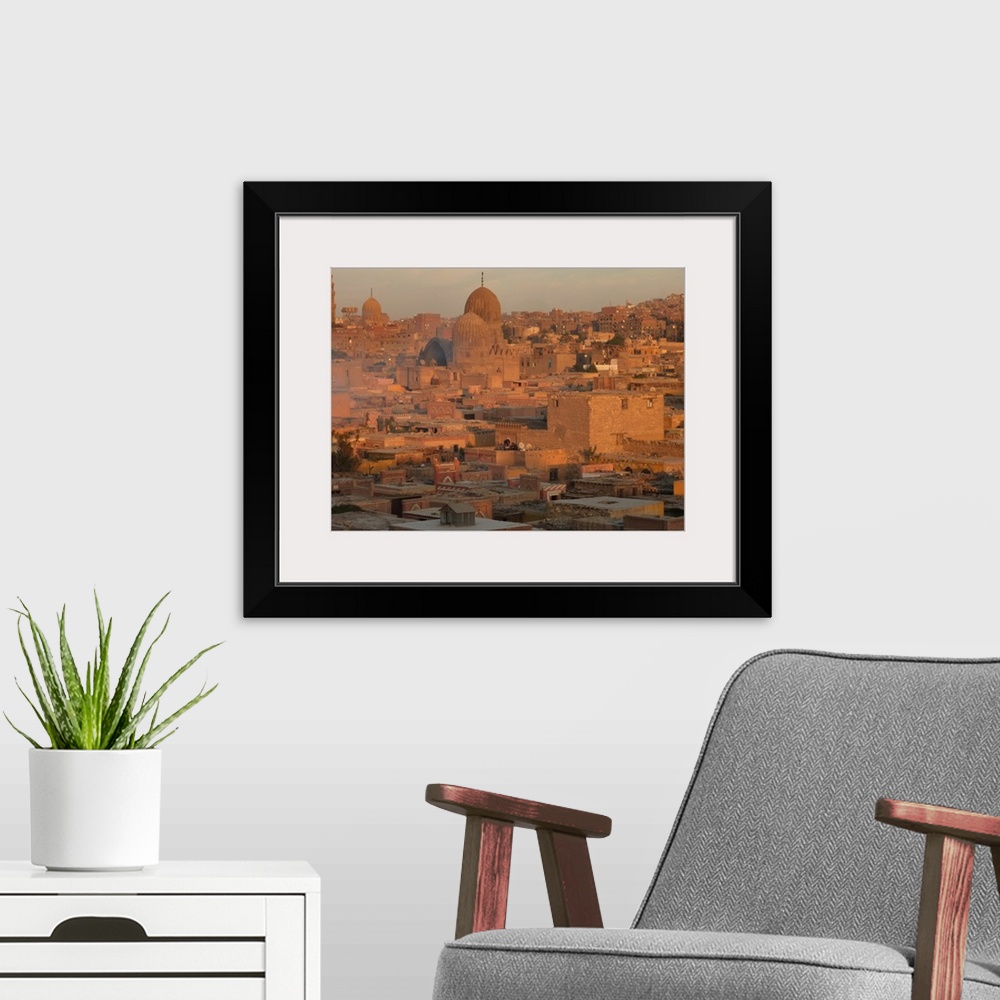A modern room featuring Glorious time to capture this side of Islamic Cairo bathed in soft glow of sunset amber.