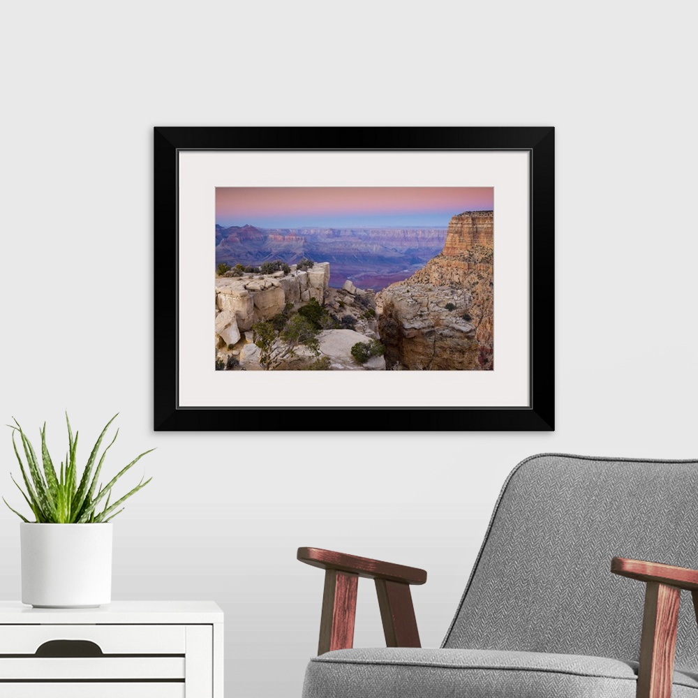 A modern room featuring USA, Arizona, Grand Canyon, from Moran Point