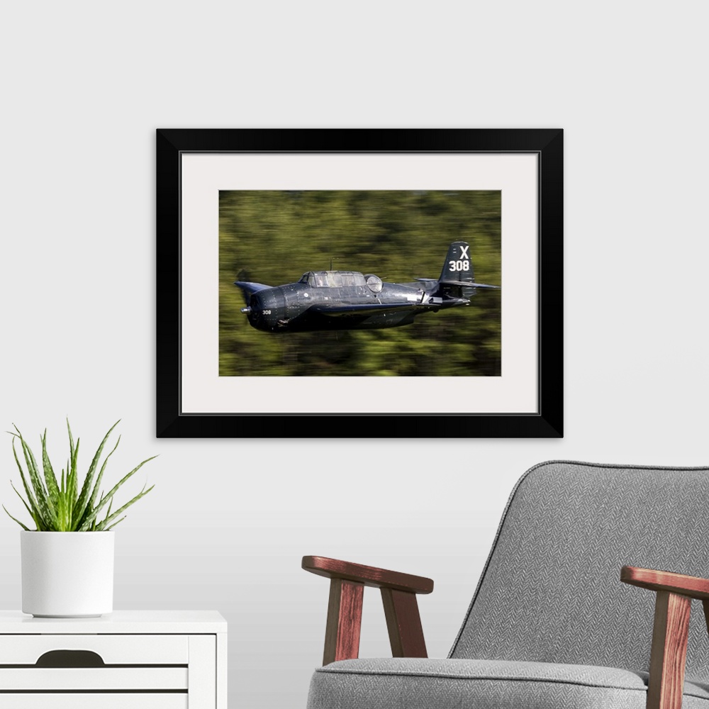 A modern room featuring TBM Avenger From Texas Flying Legends Museum At Wings Over Wiscasset
