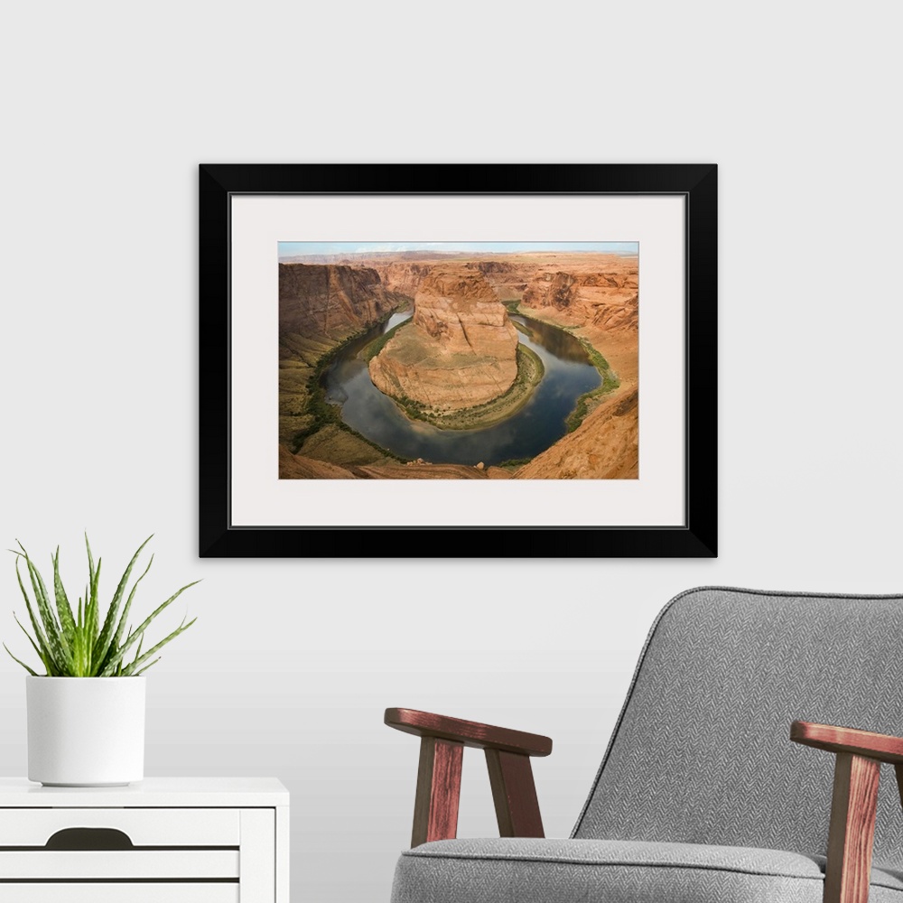 A modern room featuring Colorado River at Horseshoe Bend, Page, Arizona
