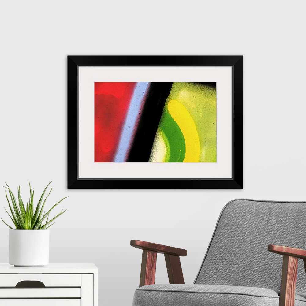 A modern room featuring Abstract IV