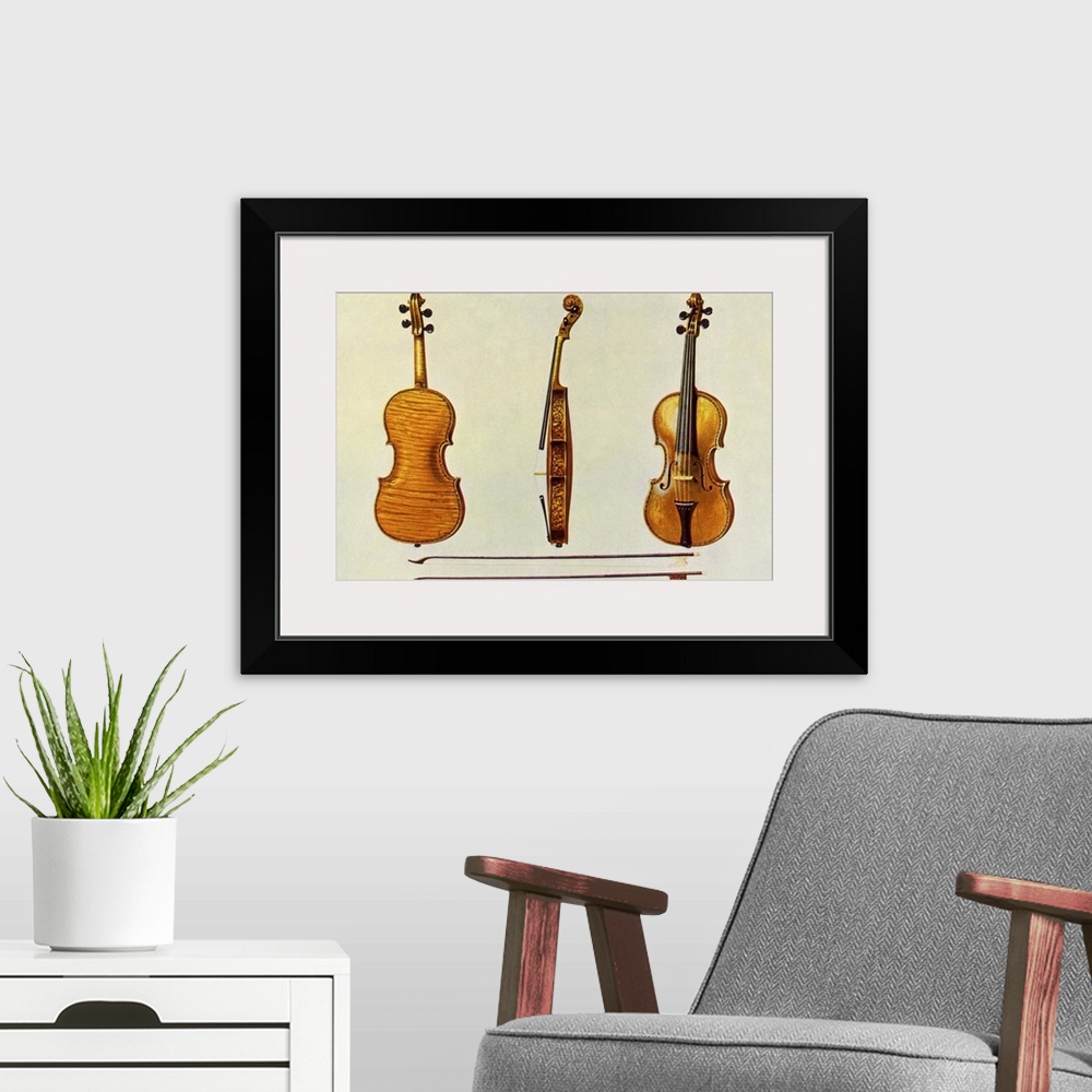 A modern room featuring Hellier Stradivarius