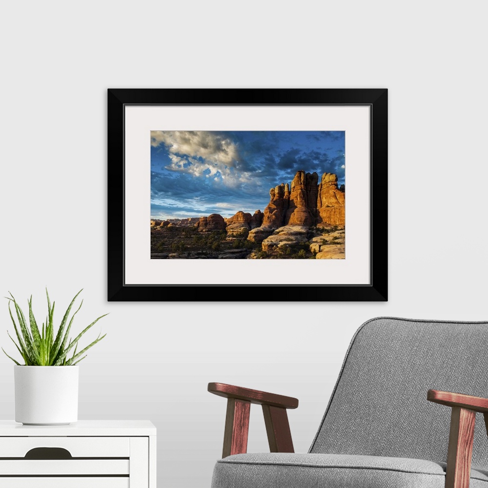 A modern room featuring Beautiful rock formations in the Needles, Canyonlands National Park, Utah