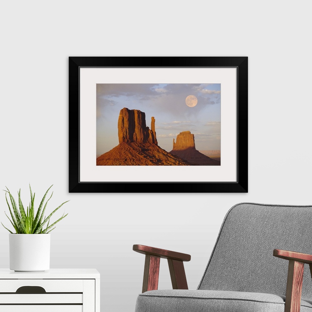 A modern room featuring Mitten Butte Rocks, Monument Valley, Arizona