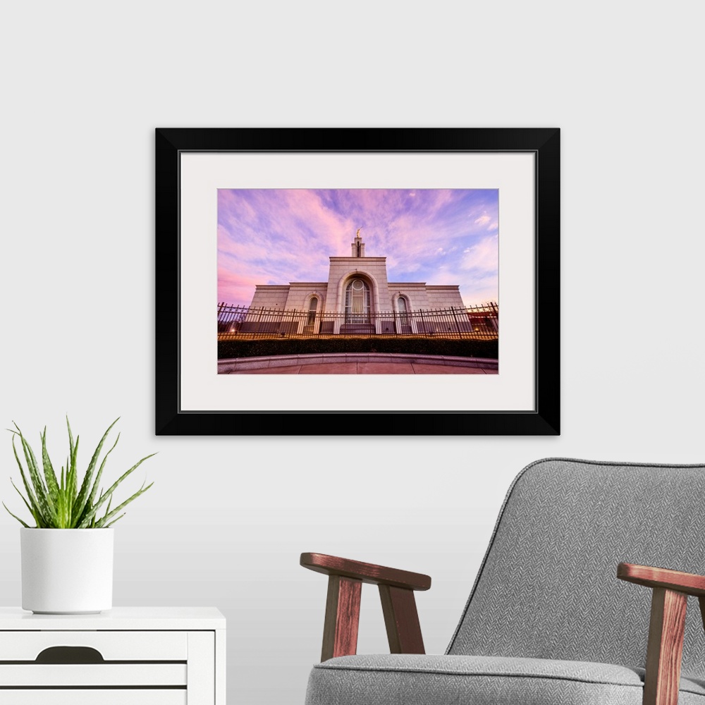 A modern room featuring The Lubbock Texas Temple is located behind the legendary Lubbock Texas Stake Center and features ...