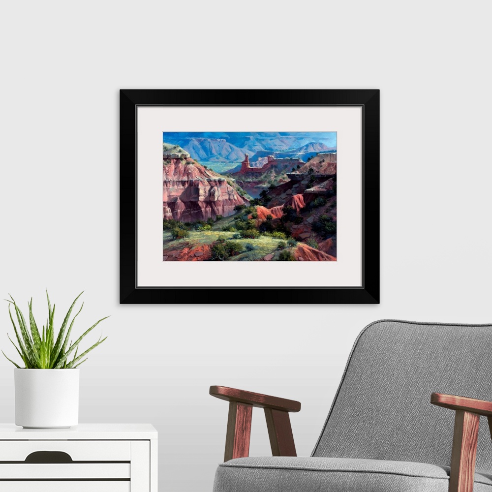 A modern room featuring Classic Palo Duro