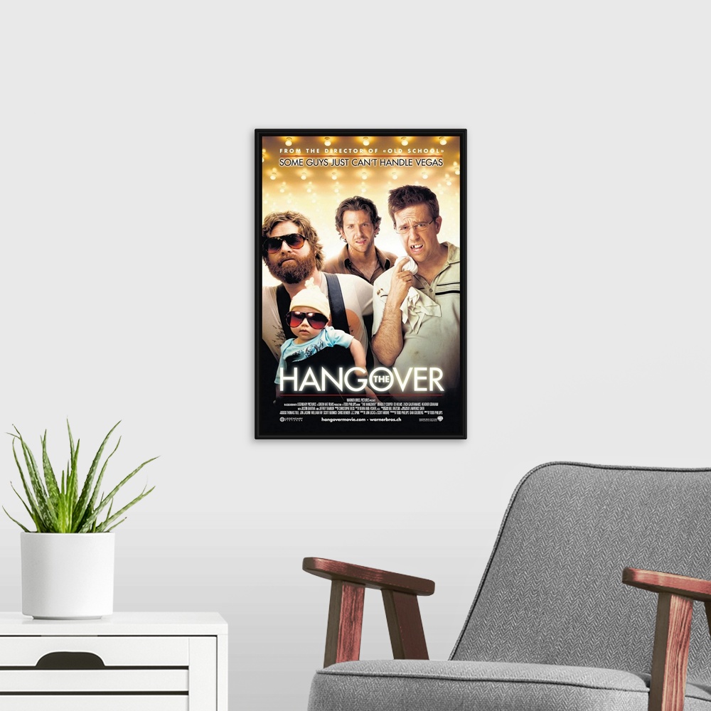 A modern room featuring A Las Vegas-set comedy centered around three groomsmen who lose their about-to-be-wed buddy durin...