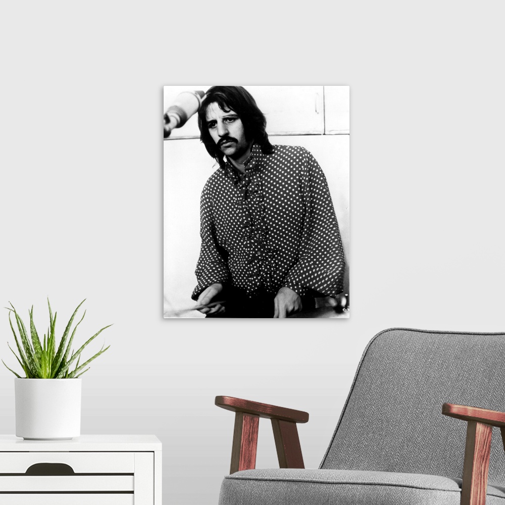 A modern room featuring LET IT BE, Ringo Starr, 1970.