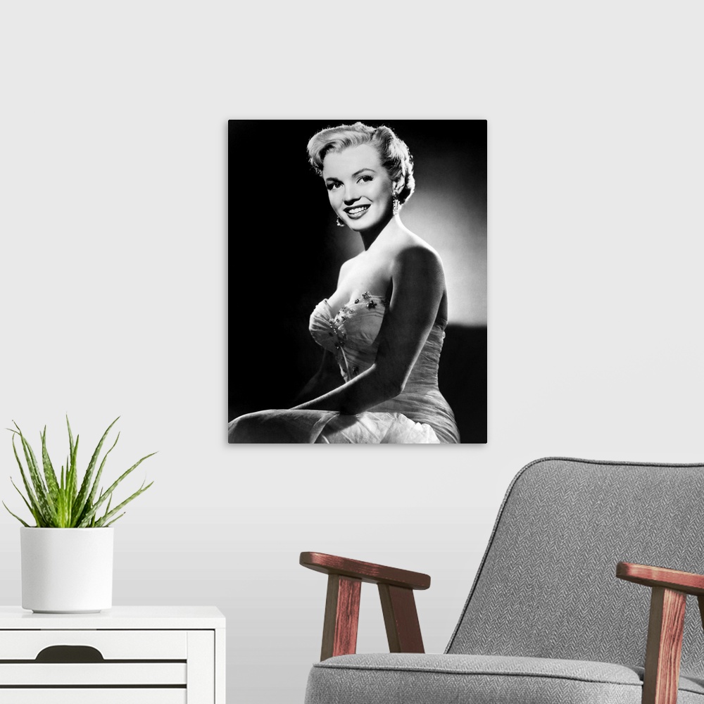 A modern room featuring Marilyn Monroe - Vintage Publicity Photo