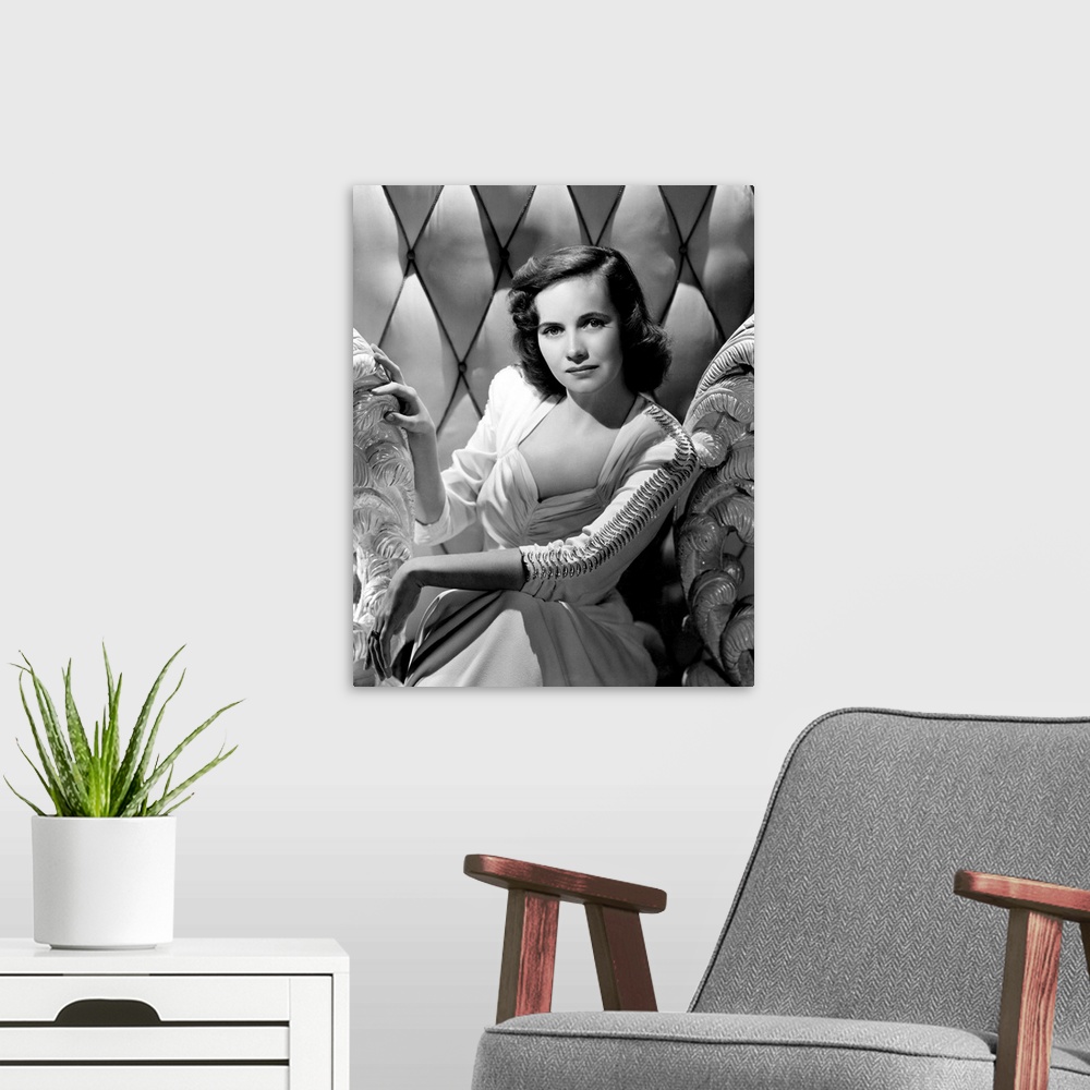 A modern room featuring Teresa Wright