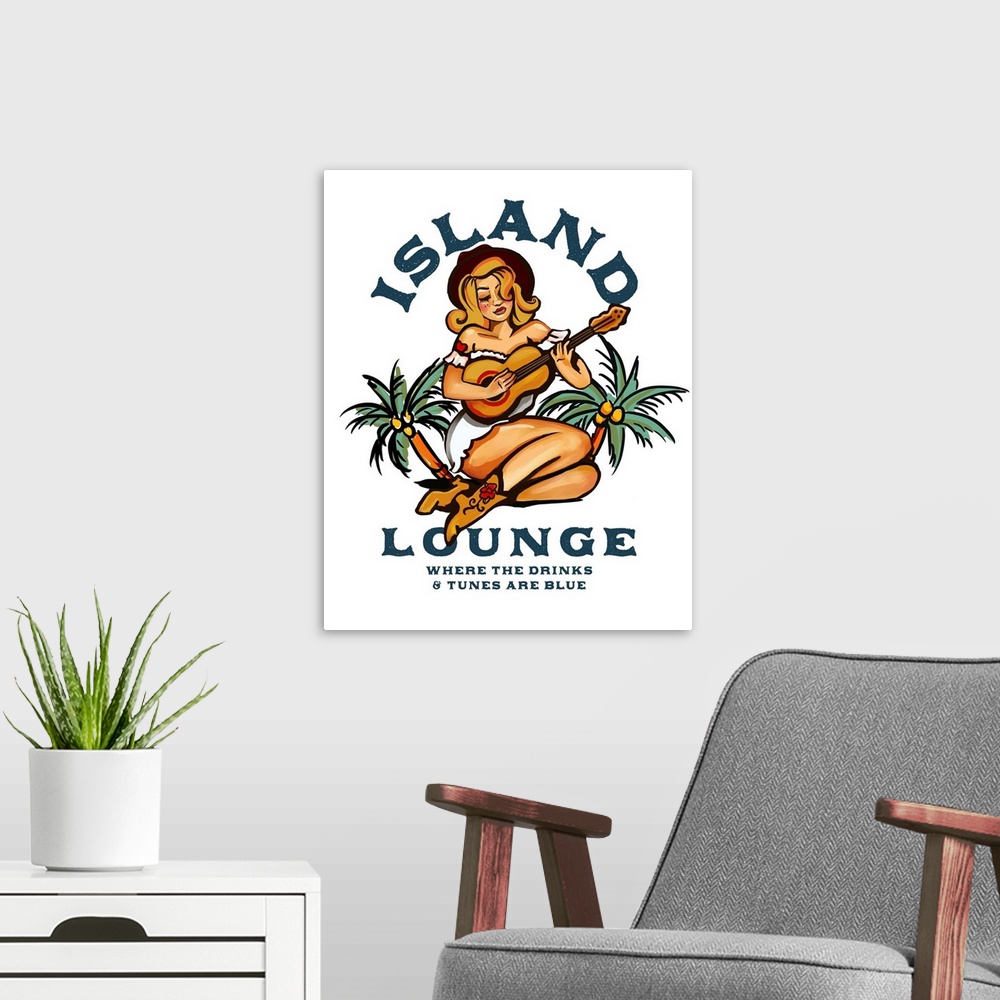 A modern room featuring Island Lounge