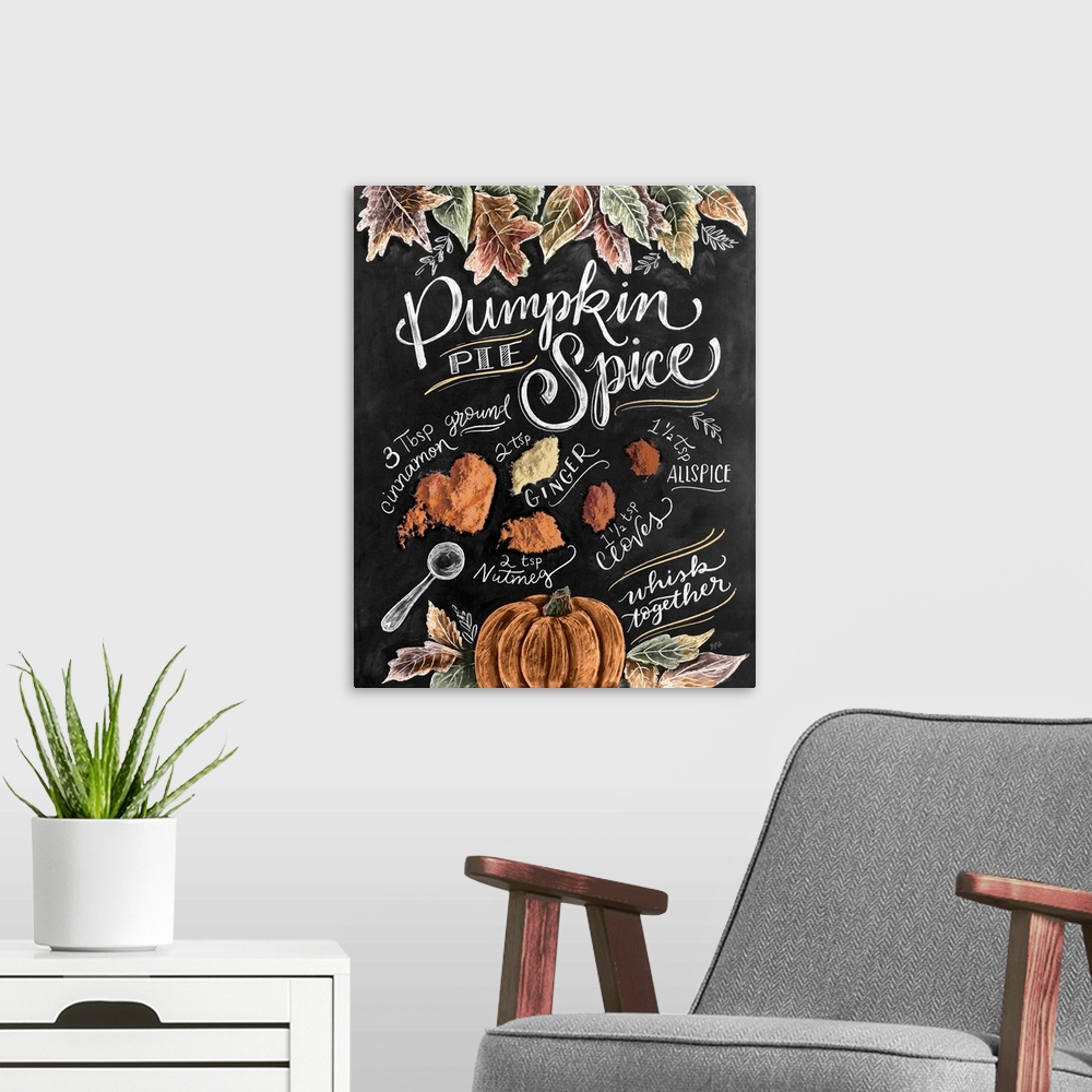 A modern room featuring Pumpkin Spice Recipe