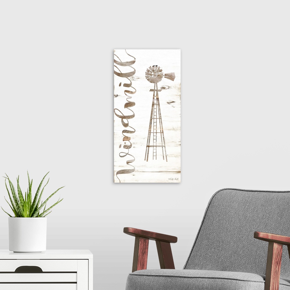 A modern room featuring Windmill