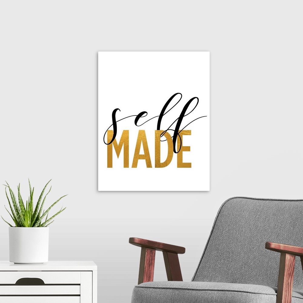 A modern room featuring Self Made