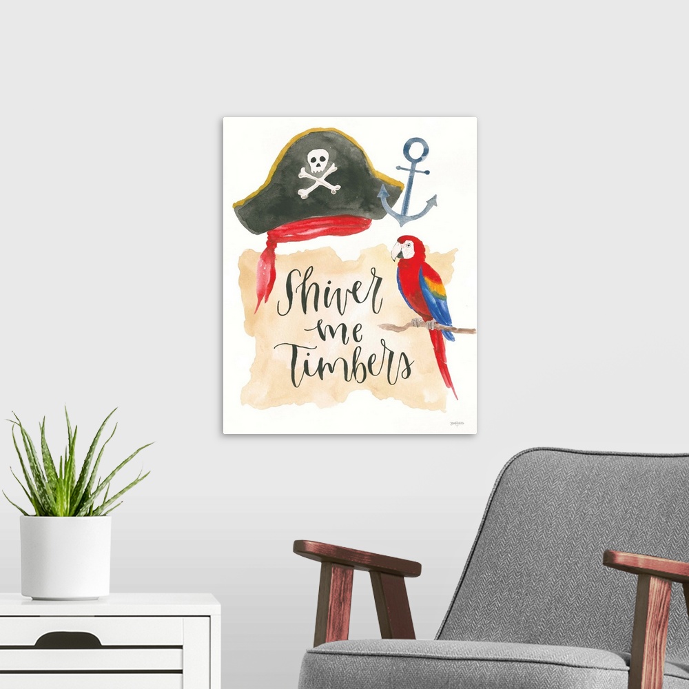 A modern room featuring Pirates III on White