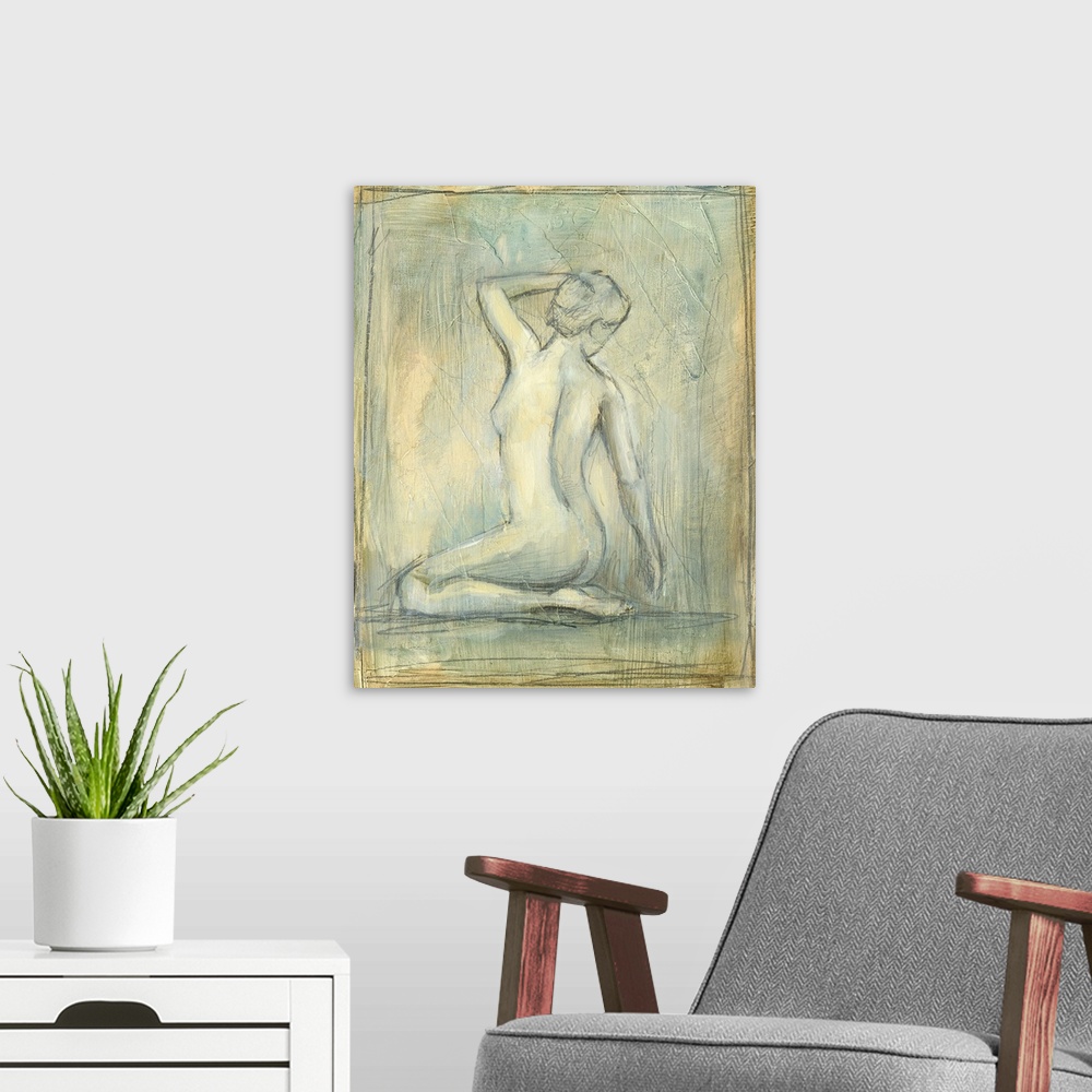 A modern room featuring Contemporary Figure Study II