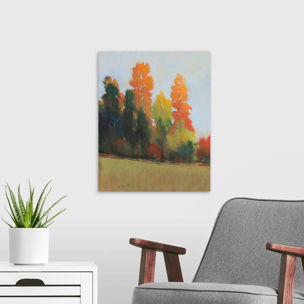 A modern room featuring Fall Colors II