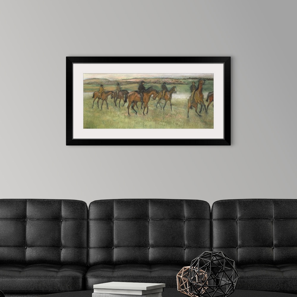 A modern room featuring Racehorses