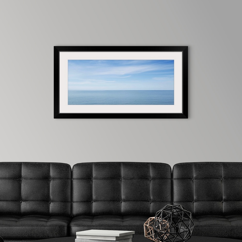 A modern room featuring View of north Atlantic Ocean from Siasconset, Nantucket Island, Cape Cod Massachusetts, USA.