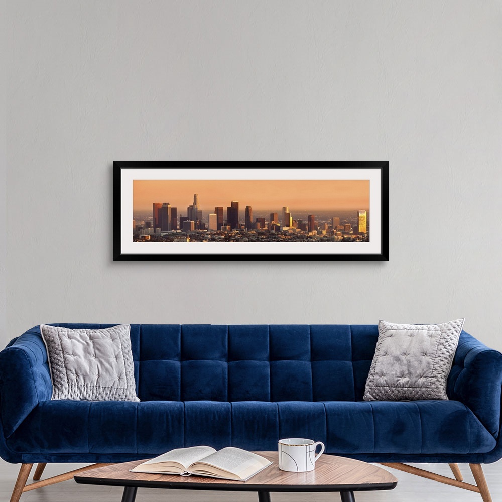 A modern room featuring Los Angeles Sunset A