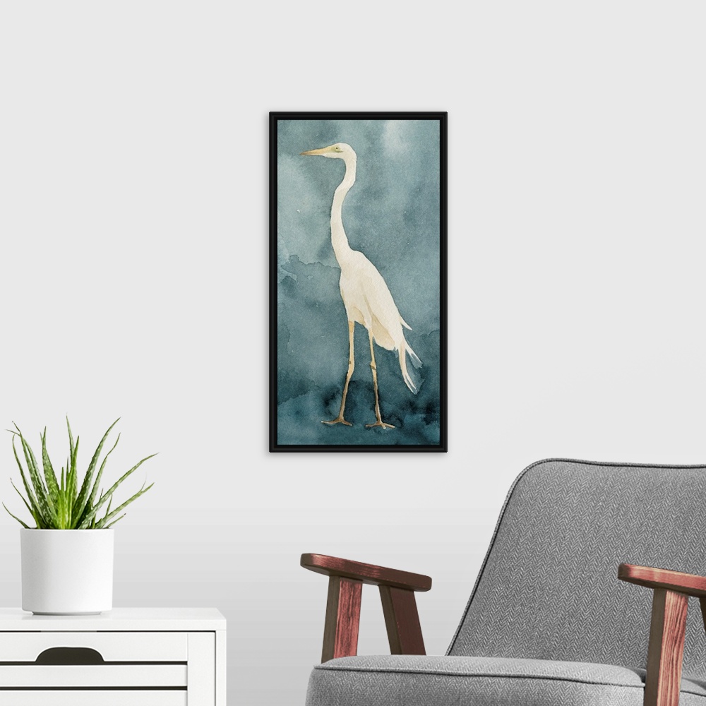 A modern room featuring Simple Egret I