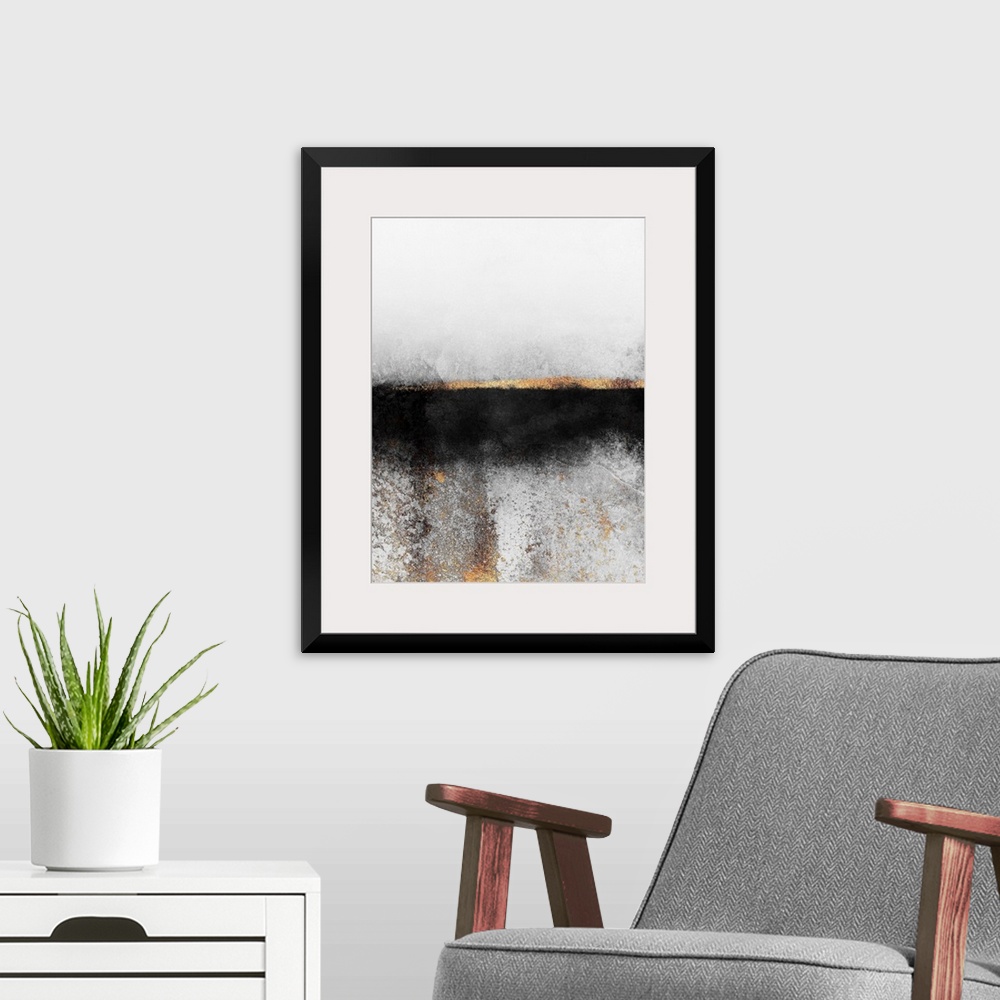 A modern room featuring Soot And Gold