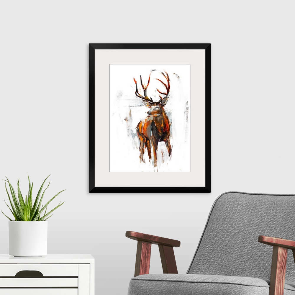 A modern room featuring Oh Deer