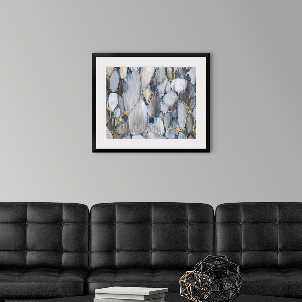 A modern room featuring River Rocks