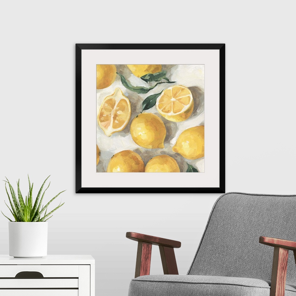 A modern room featuring Fresh Lemons II