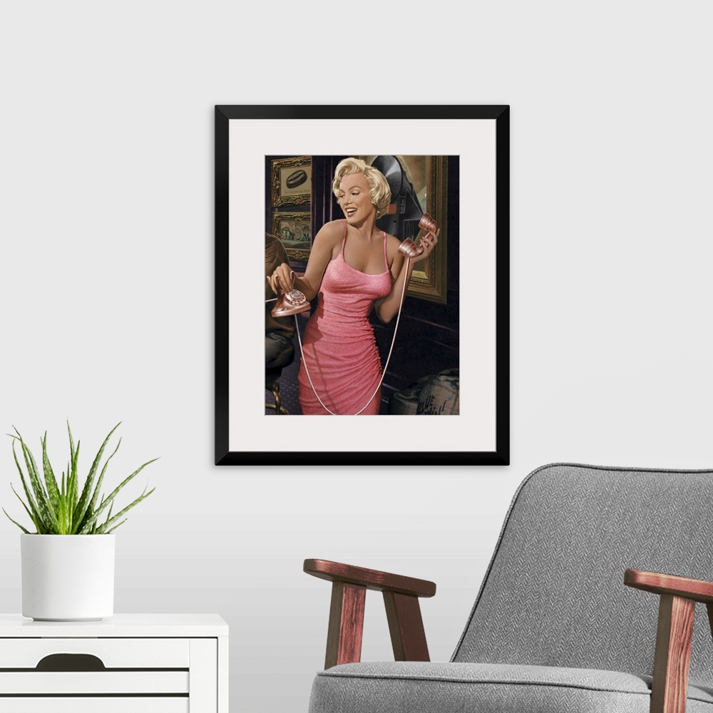 A modern room featuring Marilyn's Call II