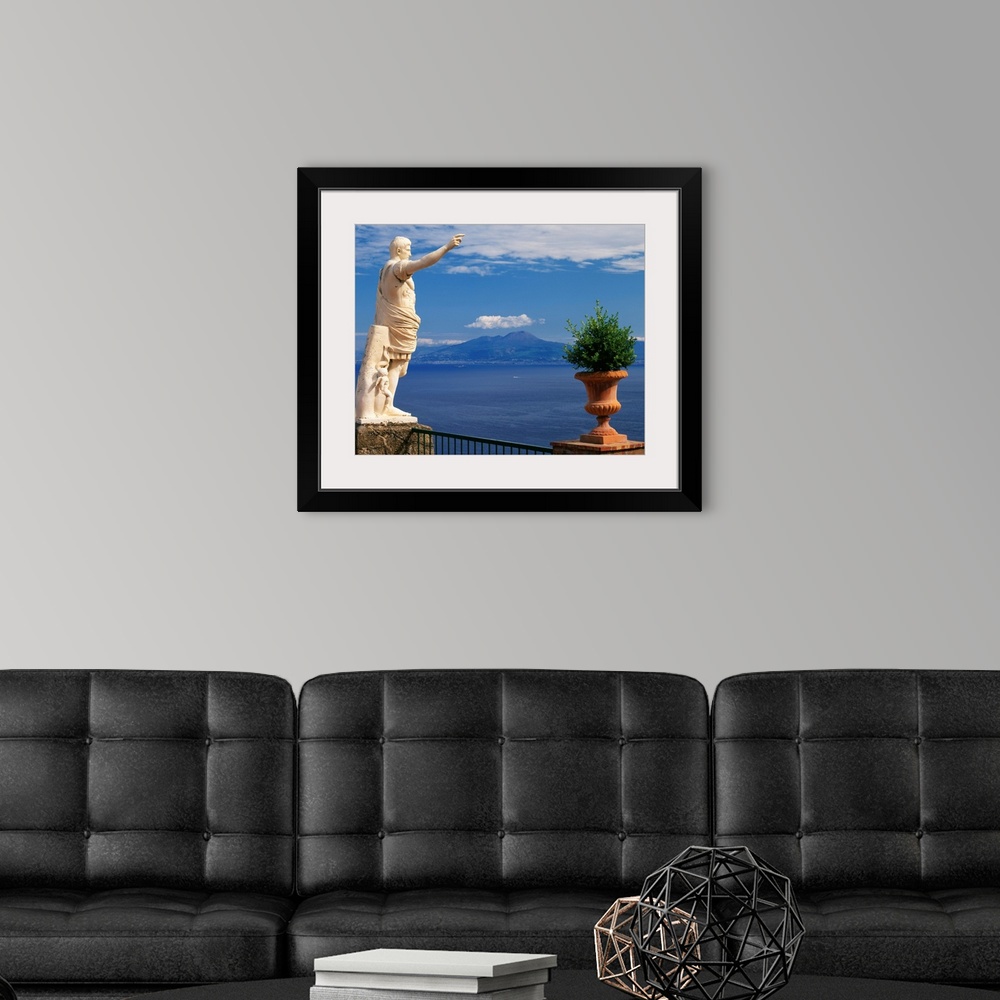 A modern room featuring Italy, Campania, Hotel Caesar Augustus, view towards Vesuvio volcano