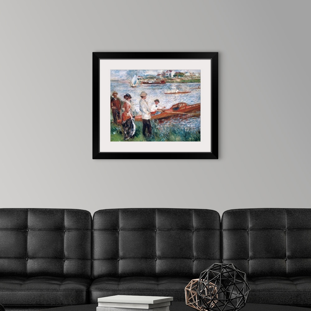 A modern room featuring Oarsmen at Chatou