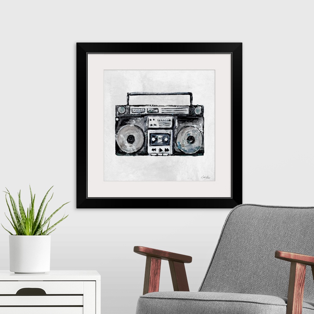 A modern room featuring Boombox I