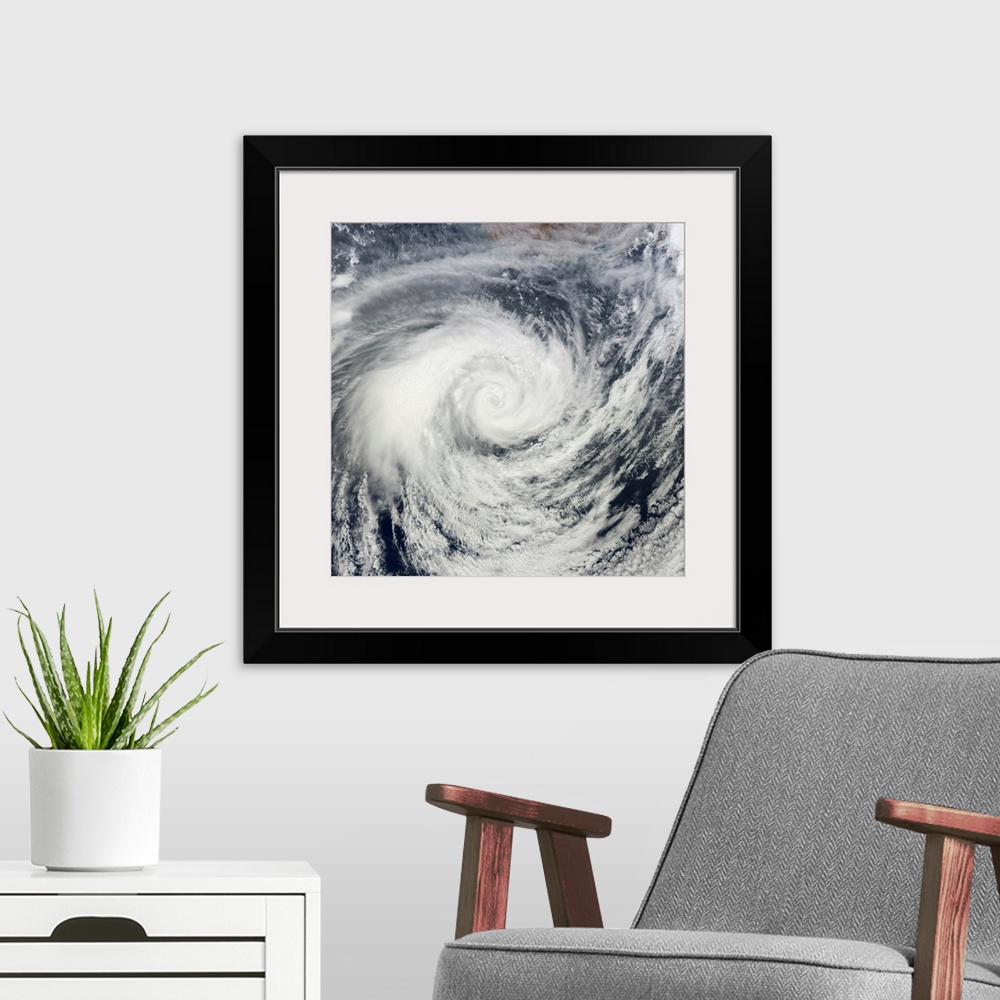 A modern room featuring February 19, 2011 - Tropical Cyclone Dianne circulates over the Indian Ocean, off the Western Aus...