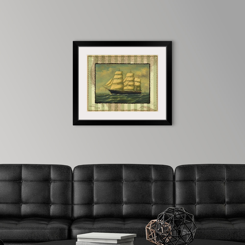A modern room featuring Ships I