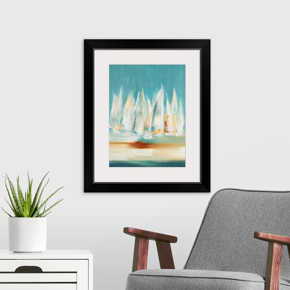A modern room featuring A Day to Sail II