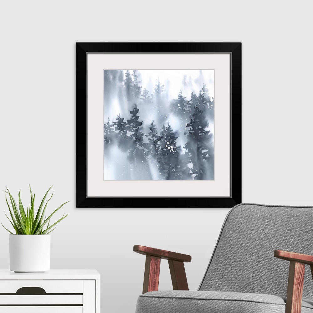 A modern room featuring Misty Forest I