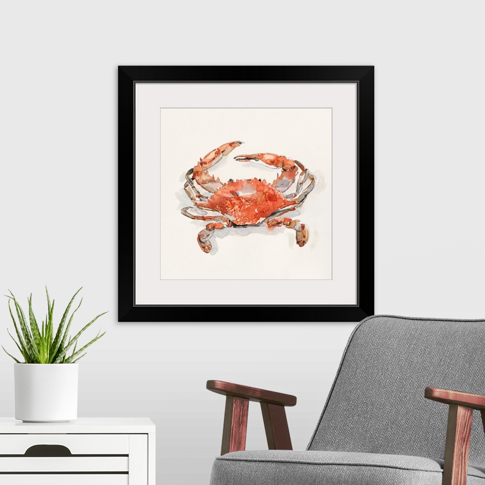 A modern room featuring Crusty Crab II