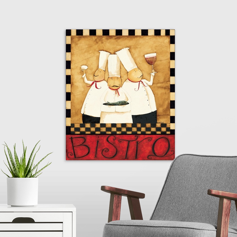A modern room featuring Bistro Chefs