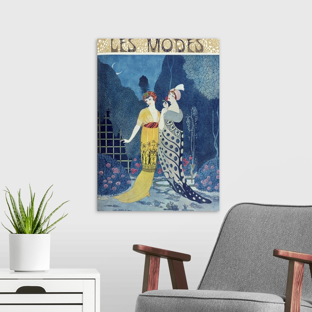 A modern room featuring Les Modes