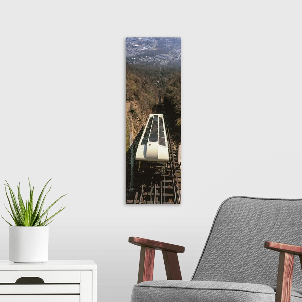 A modern room featuring Elevated view of Lookout Mountain Incline Railway, Chattanooga, Tennessee