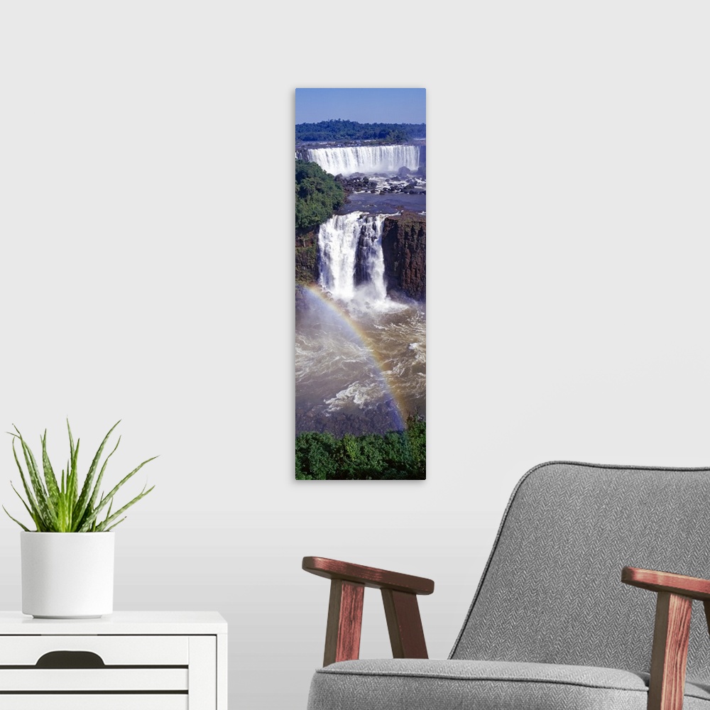 A modern room featuring Iguacu Falls Brazil