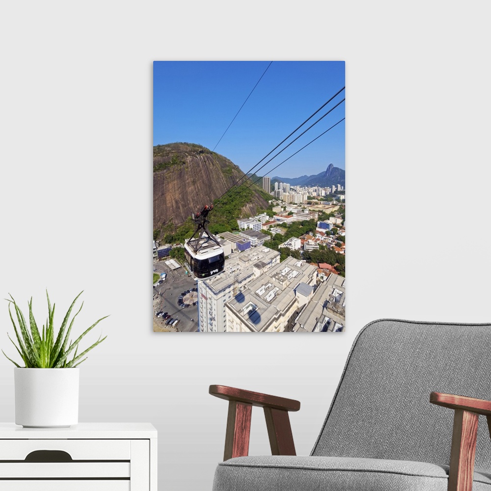 A modern room featuring Cableway (cable car) to Sugarloaf Mountain, Urca, Rio de Janeiro, Brazil, South America