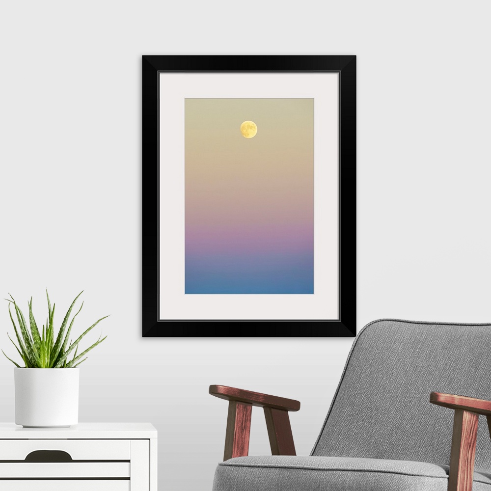 A modern room featuring Art Of Full Moon