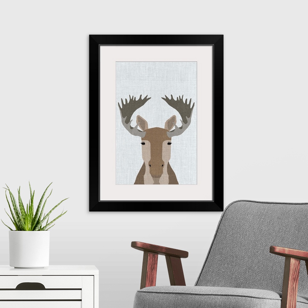 A modern room featuring Moose