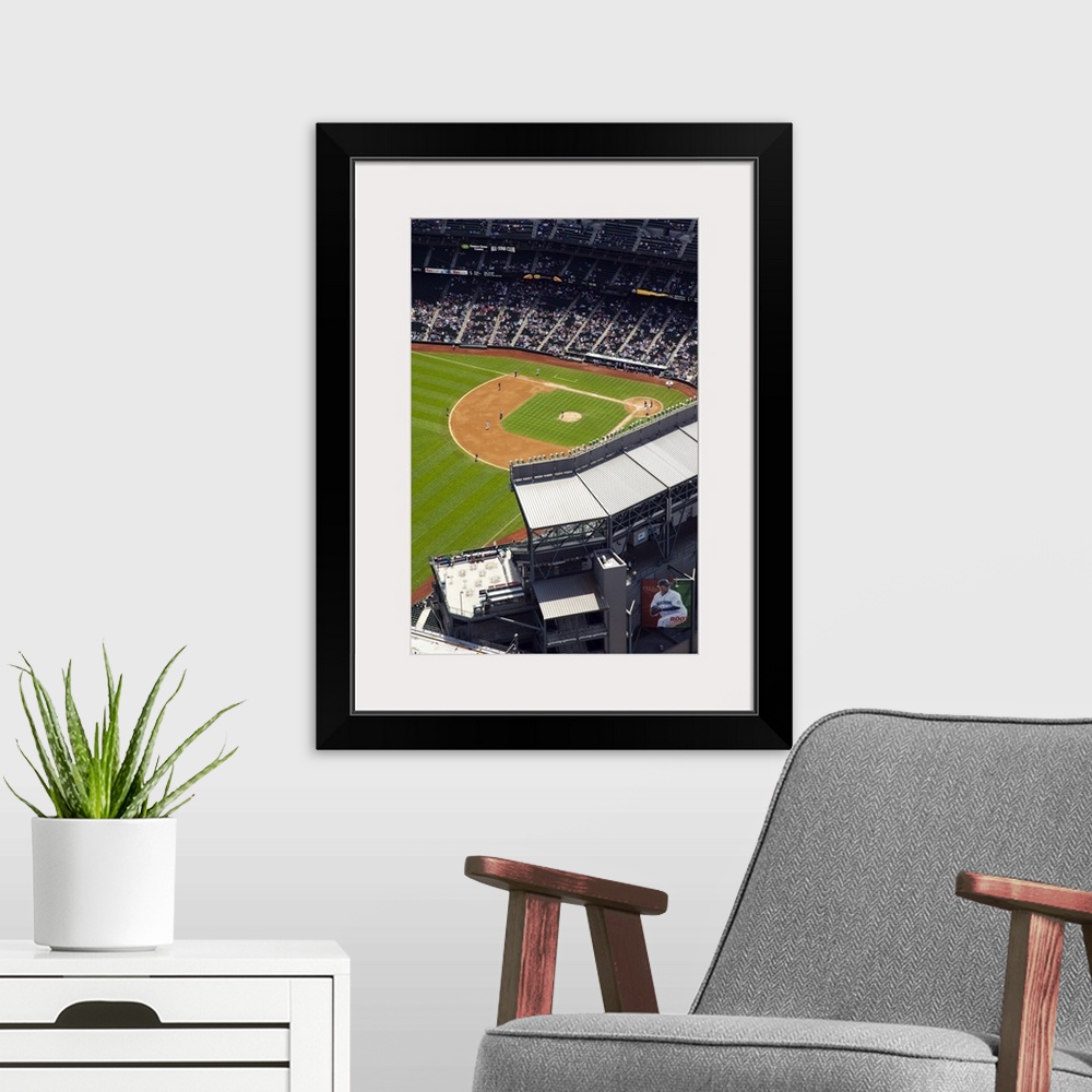 A modern room featuring Safeco Field, Home Of Major League Baseball's Seattle Mariners, Seattle, Washington