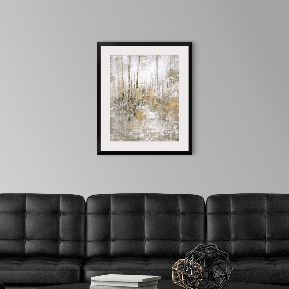 A modern room featuring Morning Hike II