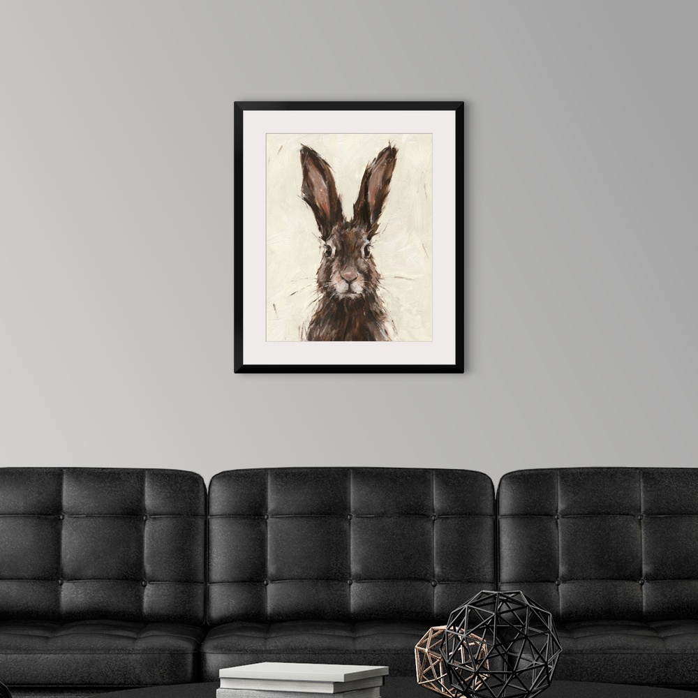 A modern room featuring European Hare I